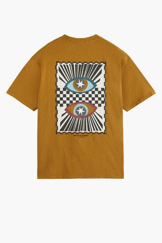 T-shirt (korte mouwen) Oranje - SCOTCH & SODA