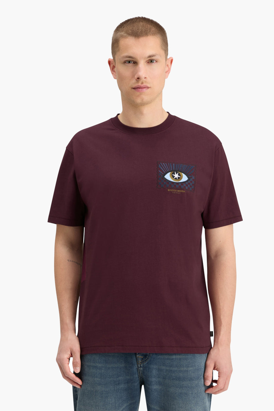 T-shirt (korte mouwen) Rood - SCOTCH & SODA
