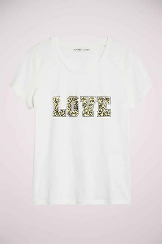 T-shirt (korte mouwen) Wit - CATWALK JUNKIE.