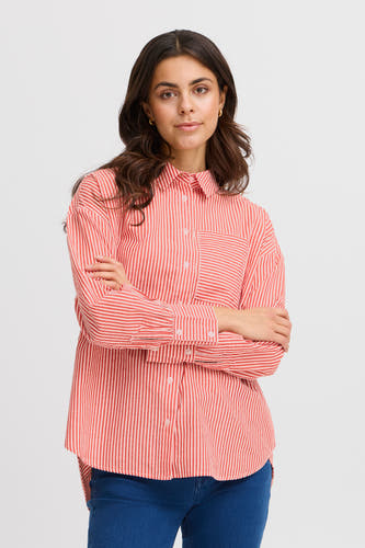 Hemd (lange mouwen) Rood - Fransa®