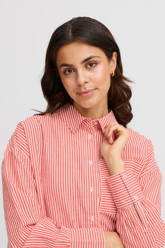 Hemd (lange mouwen) Rood - Fransa®