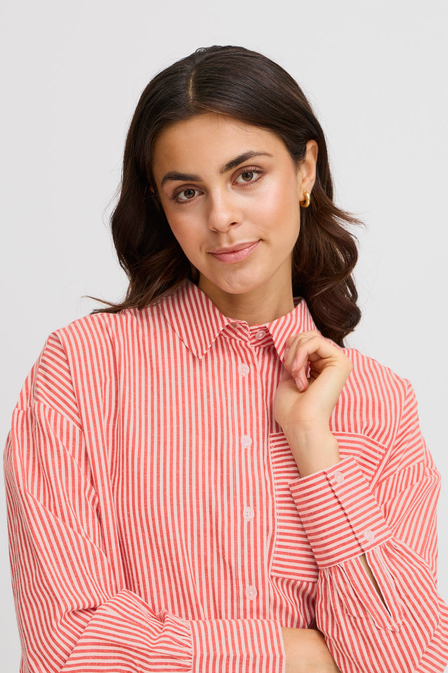 Hemd (lange mouwen) Rood - Fransa®