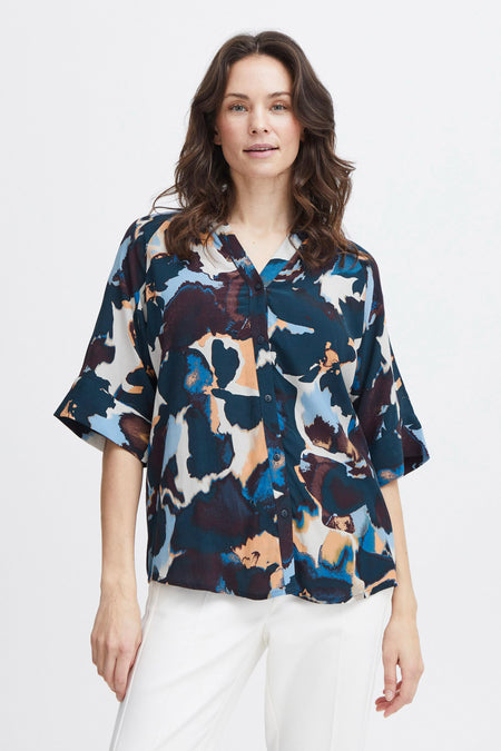 Hemd (korte mouwen) Blauw - Fransa®