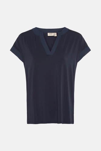 Blouse (korte mouwen) Blauw - Fransa®