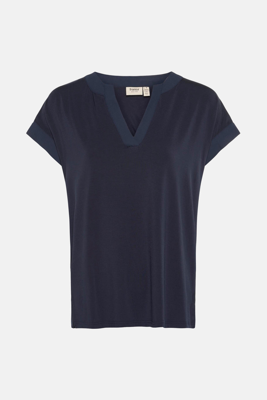 Blouse (korte mouwen) Blauw - Fransa®