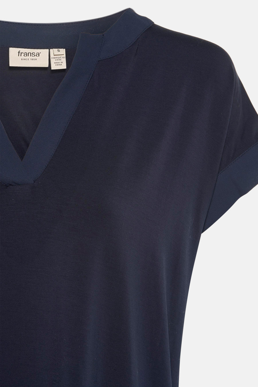 Blouse (korte mouwen) Blauw - Fransa®
