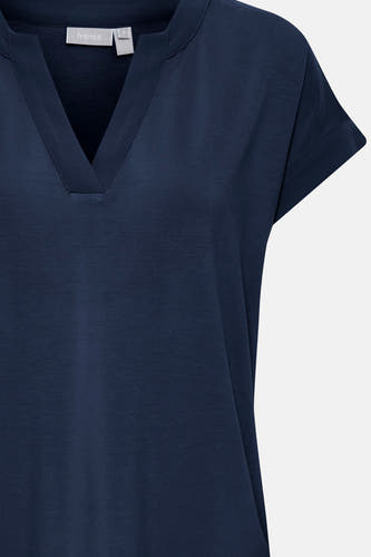 Blouse (korte mouwen) Blauw - Fransa®