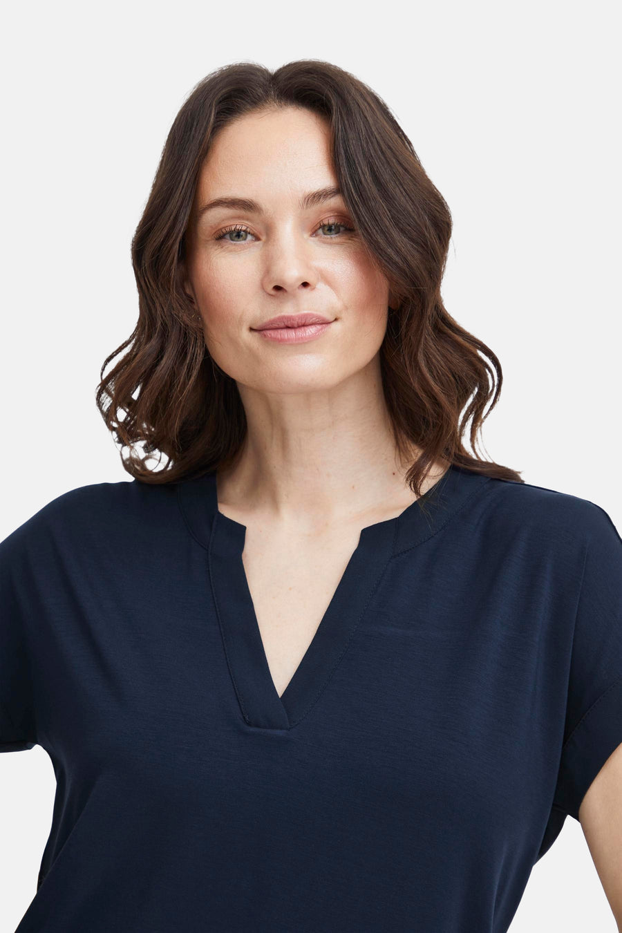 Blouse (korte mouwen) Blauw - Fransa®