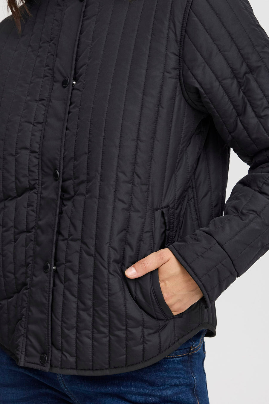 Korte jas Zwart - Fransa®