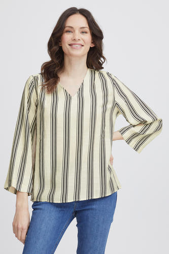 Blouse (lange mouwen) Ecru - Fransa®