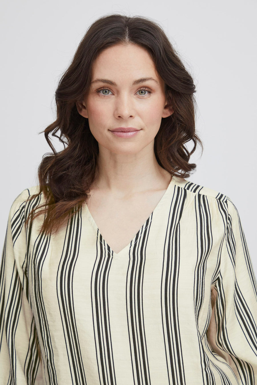 Blouse (lange mouwen) Ecru - Fransa®