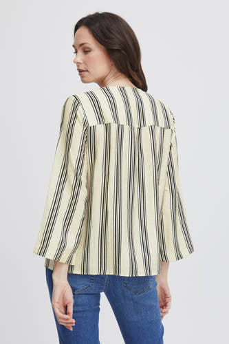 Blouse (lange mouwen) Ecru - Fransa®
