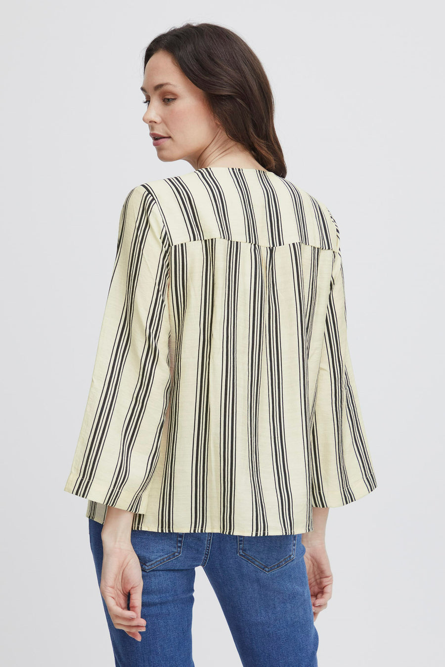 Blouse (lange mouwen) Ecru - Fransa®