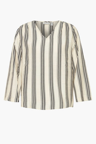 Blouse (lange mouwen) Ecru - Fransa®
