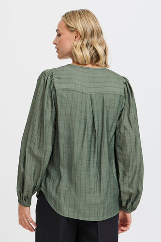 Blouse (lange mouwen) Groen - Fransa®