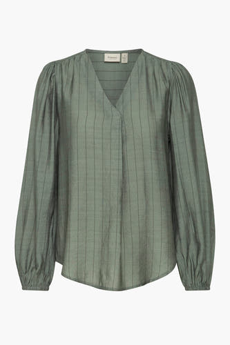 Blouse (lange mouwen) Groen - Fransa®