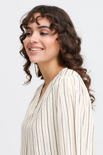 Blouse (lange mouwen) Beige - Fransa®