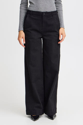 Jeans wide Zwart - Fransa®
