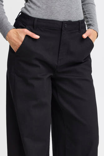 Jeans wide Zwart - Fransa®