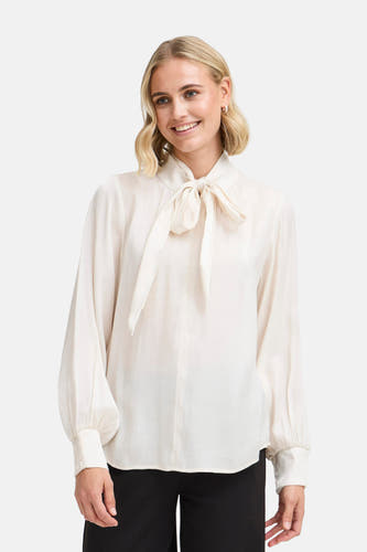 Blouse (lange mouwen) Ecru - Fransa®