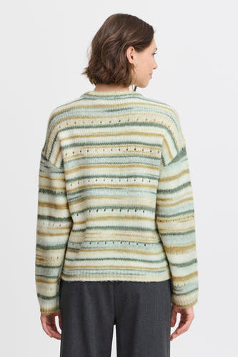 Trui met ronde hals Groen - Fransa®