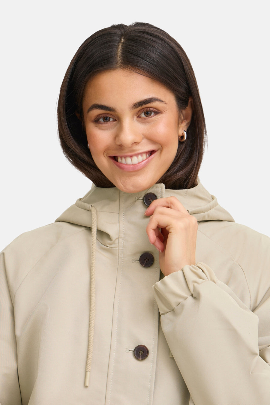 Korte jas Beige - Fransa®