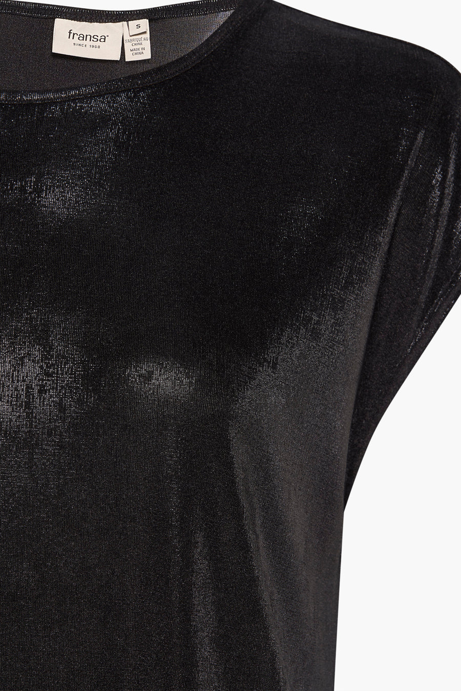 Top (korte mouwen) Zwart - Fransa®