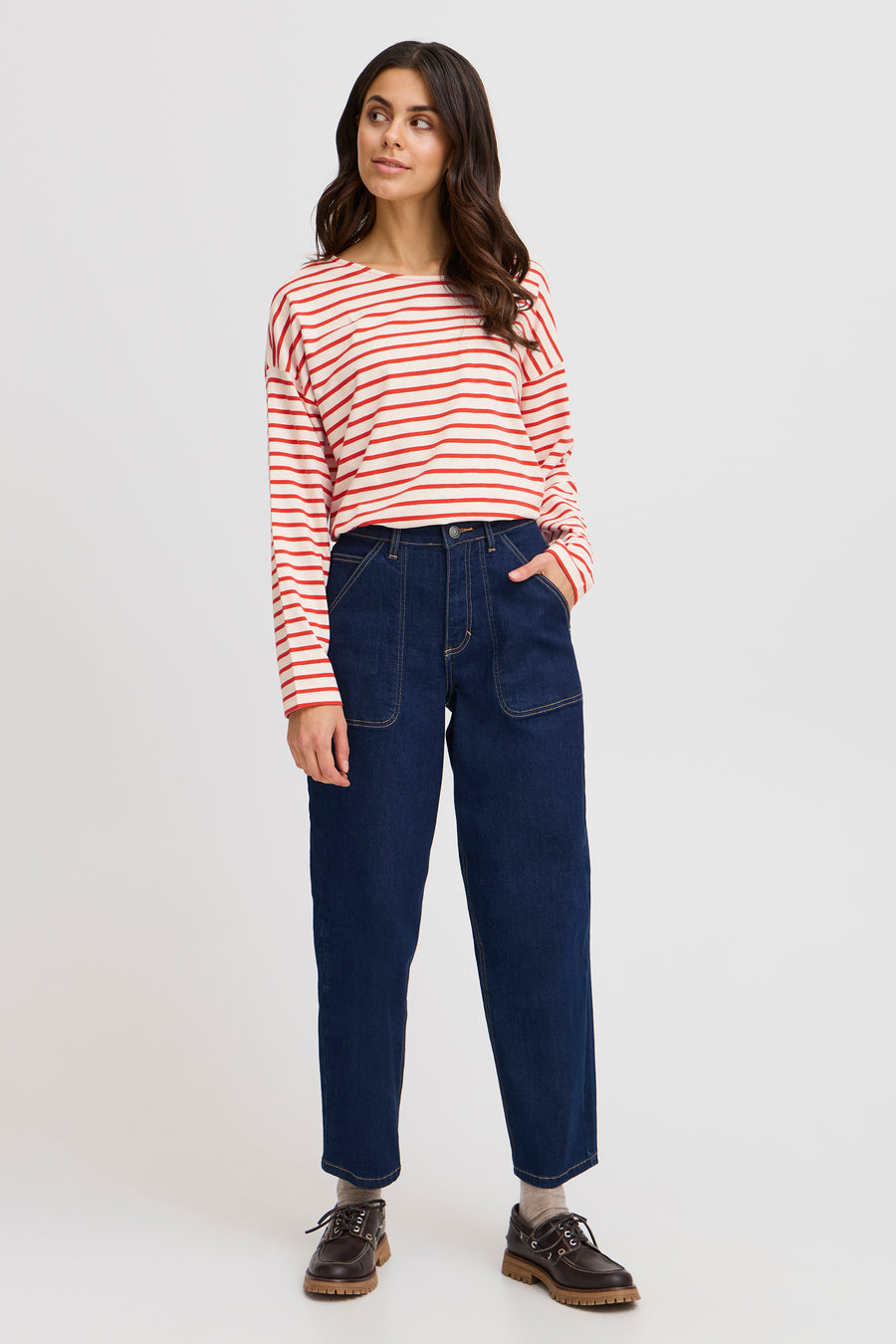 T-shirt (lange mouwen) Rood - Fransa®