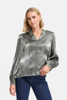 Blouse (lange mouwen) Zilver - Fransa®