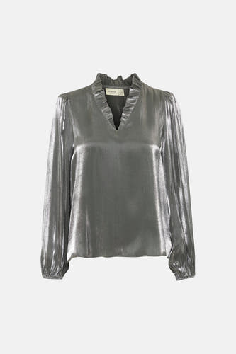 Blouse (lange mouwen) Zilver - Fransa®
