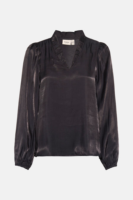 Blouse (lange mouwen) Zwart - Fransa®