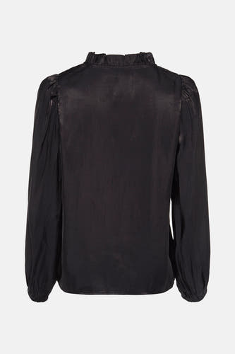 Blouse (lange mouwen) Zwart - Fransa®