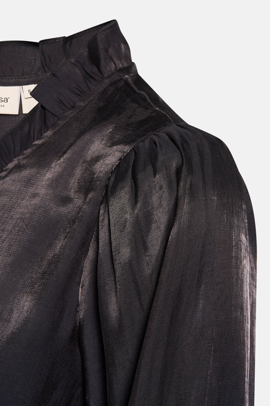 Blouse (lange mouwen) Zwart - Fransa®