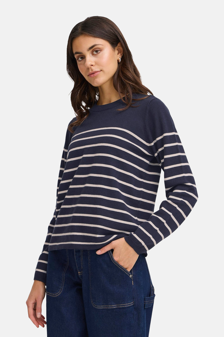 Trui met ronde hals Blauw - Fransa®