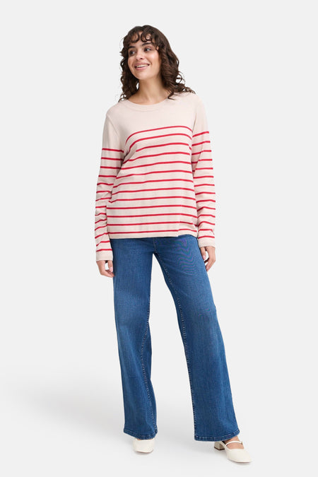 Trui met ronde hals Rood - Fransa®