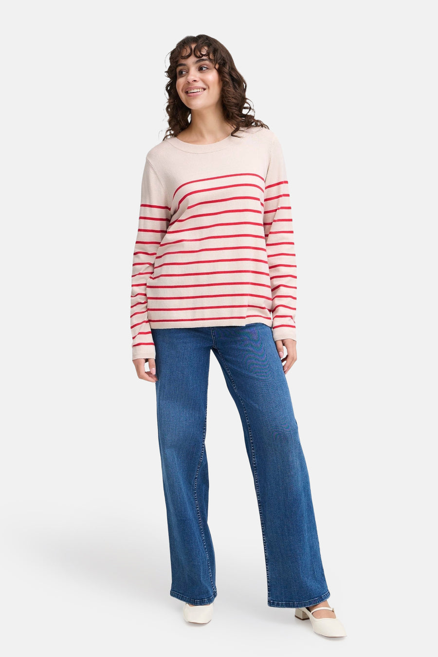 Trui met ronde hals Rood - Fransa®