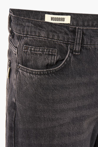 Jeans tapered Grijs - WOODBIRD