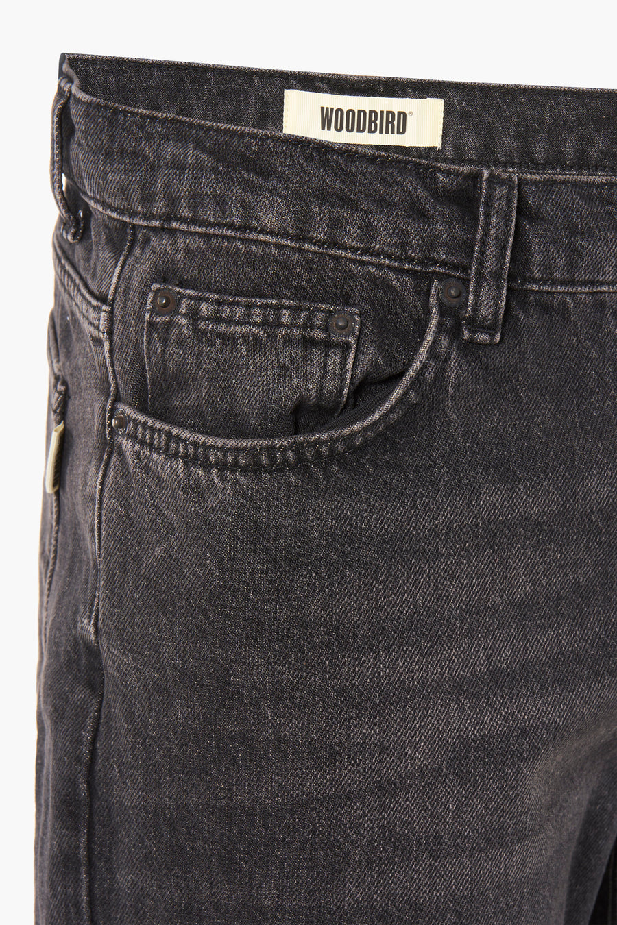 Jeans tapered Grijs - WOODBIRD