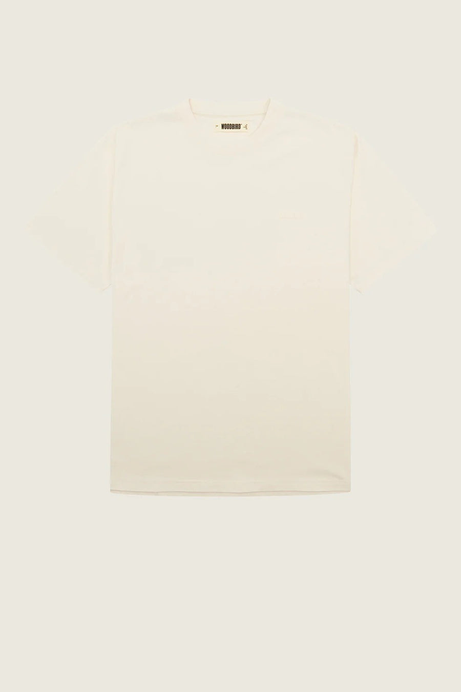 T-shirt (korte mouwen) Ecru - WOODBIRD