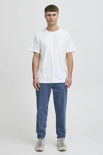 Jeans straight Mid blue denim - SOLID