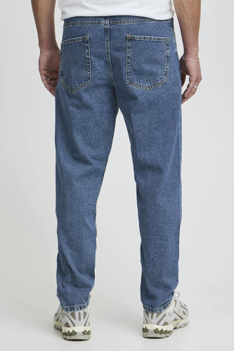 Jeans straight Mid blue denim - SOLID
