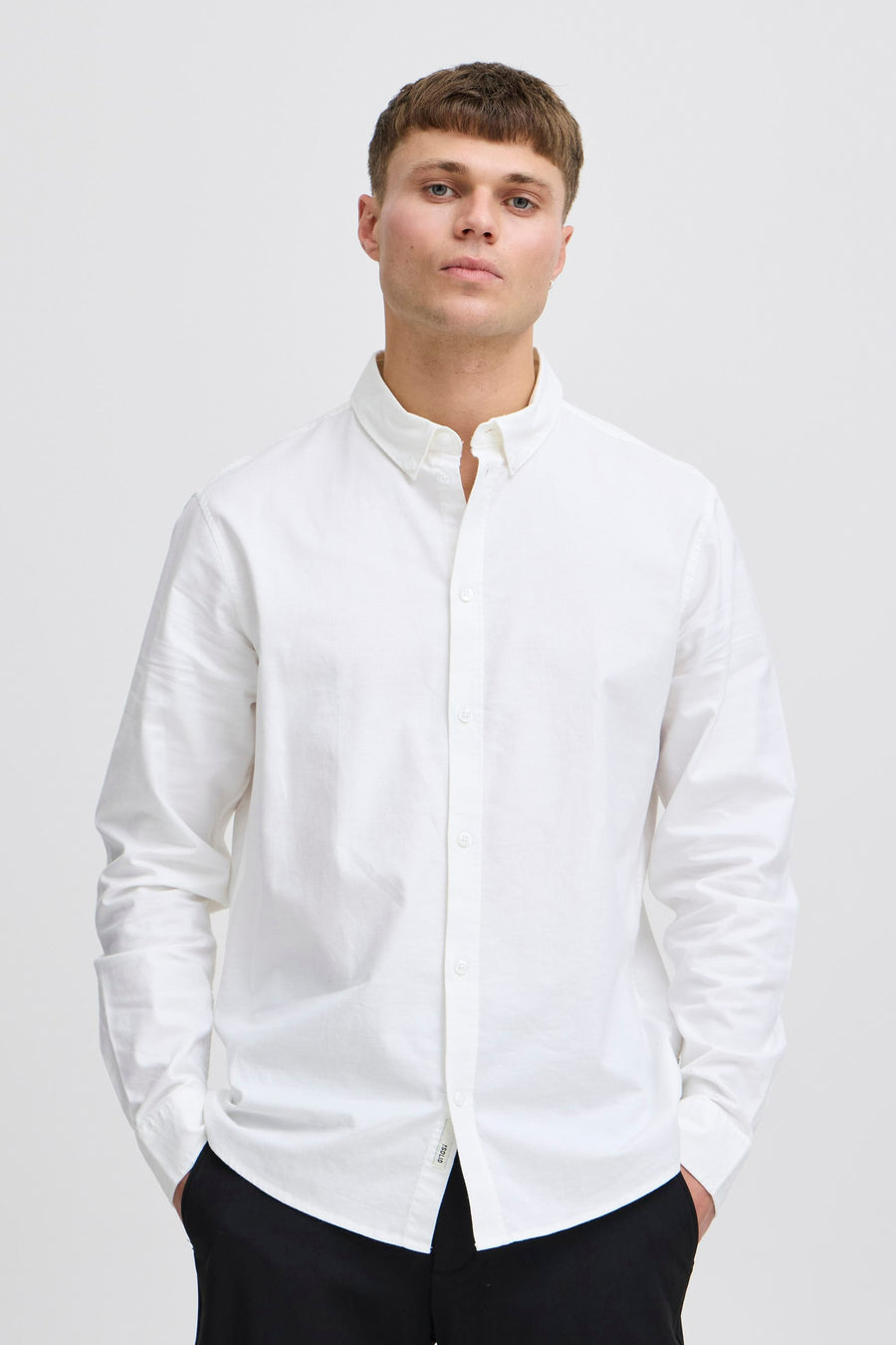 Hemd (lange mouwen) Wit - SOLID