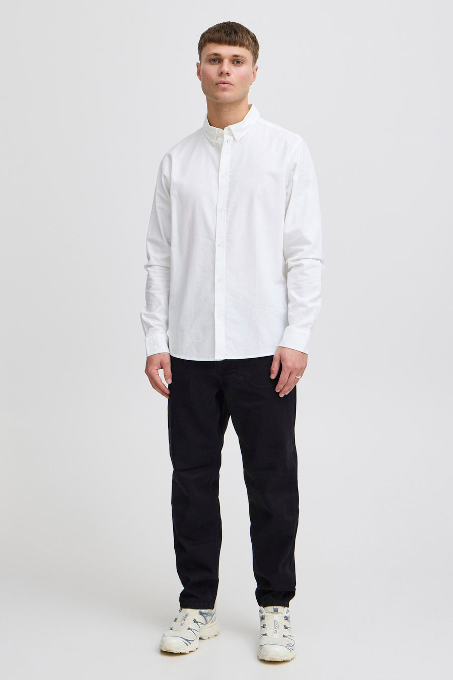 Hemd (lange mouwen) Wit - SOLID
