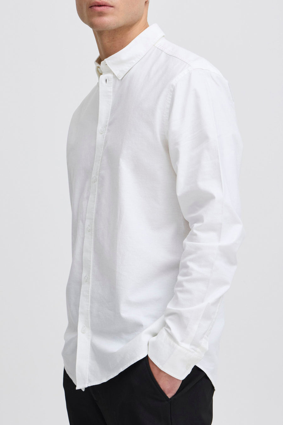 Hemd (lange mouwen) Wit - SOLID