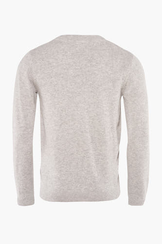 Trui met ronde hals Grijs - SOLID