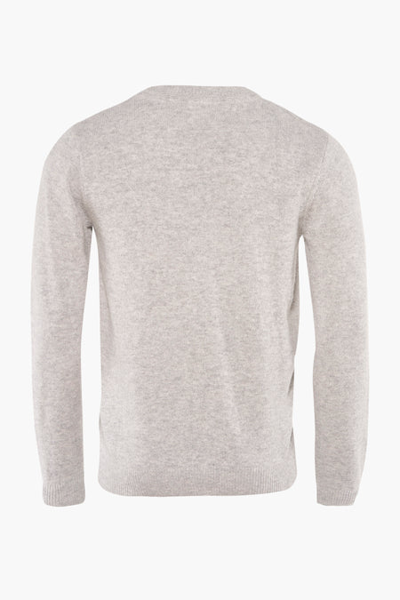Trui met ronde hals Grijs - SOLID