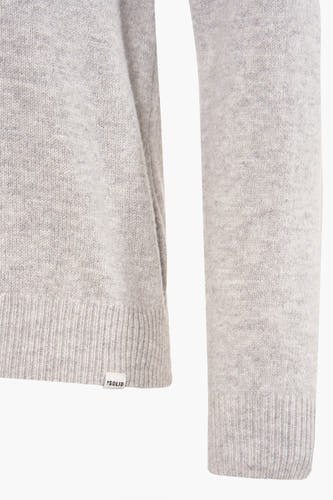 Trui met ronde hals Grijs - SOLID