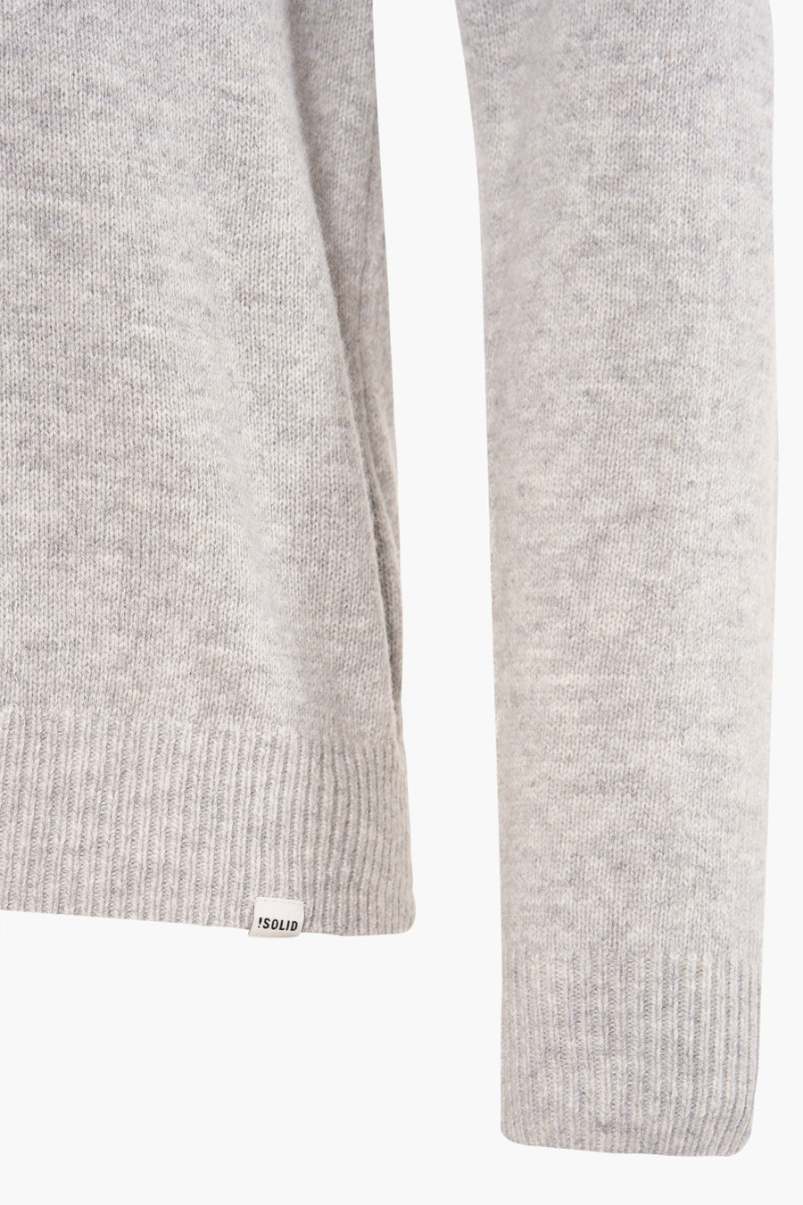 Trui met ronde hals Grijs - SOLID
