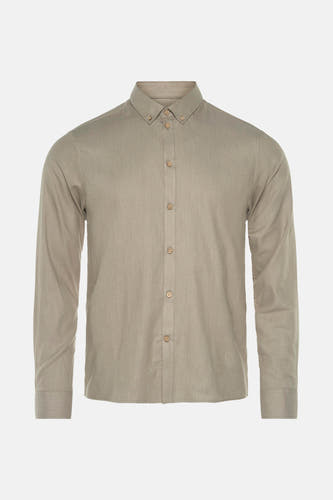 Hemd (lange mouwen) Beige - SOLID