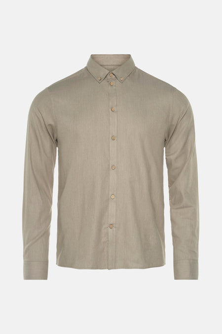 Hemd (lange mouwen) Beige - SOLID